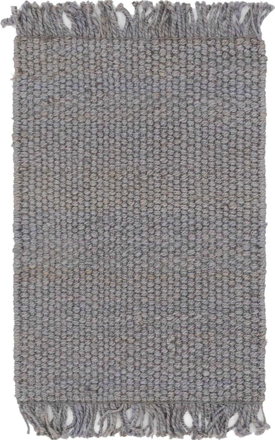 Rechteck Handgeflochten Teppich Chunky Jute in Grau von Hadorn™ - Lifestyle Image