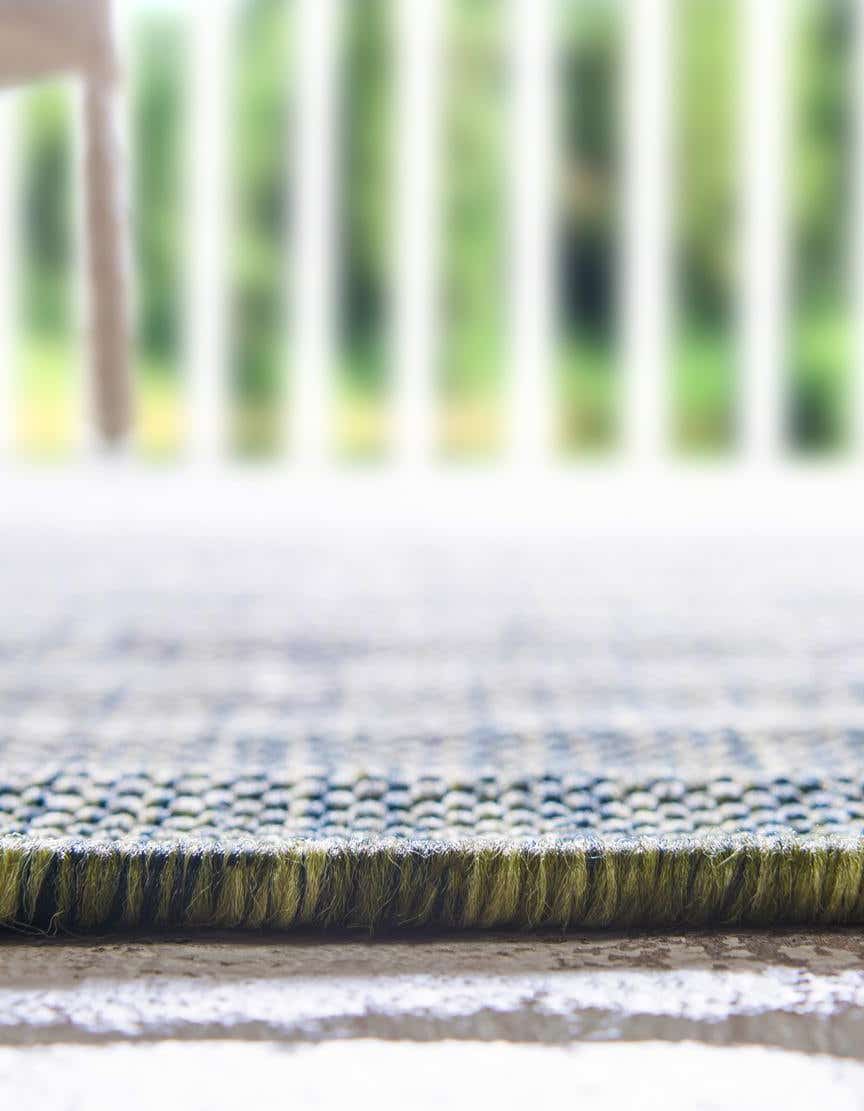 Rechteck Outdoor Teppich Outdoor Modern in Grün von Hadorn™ - Lifestyle Image
