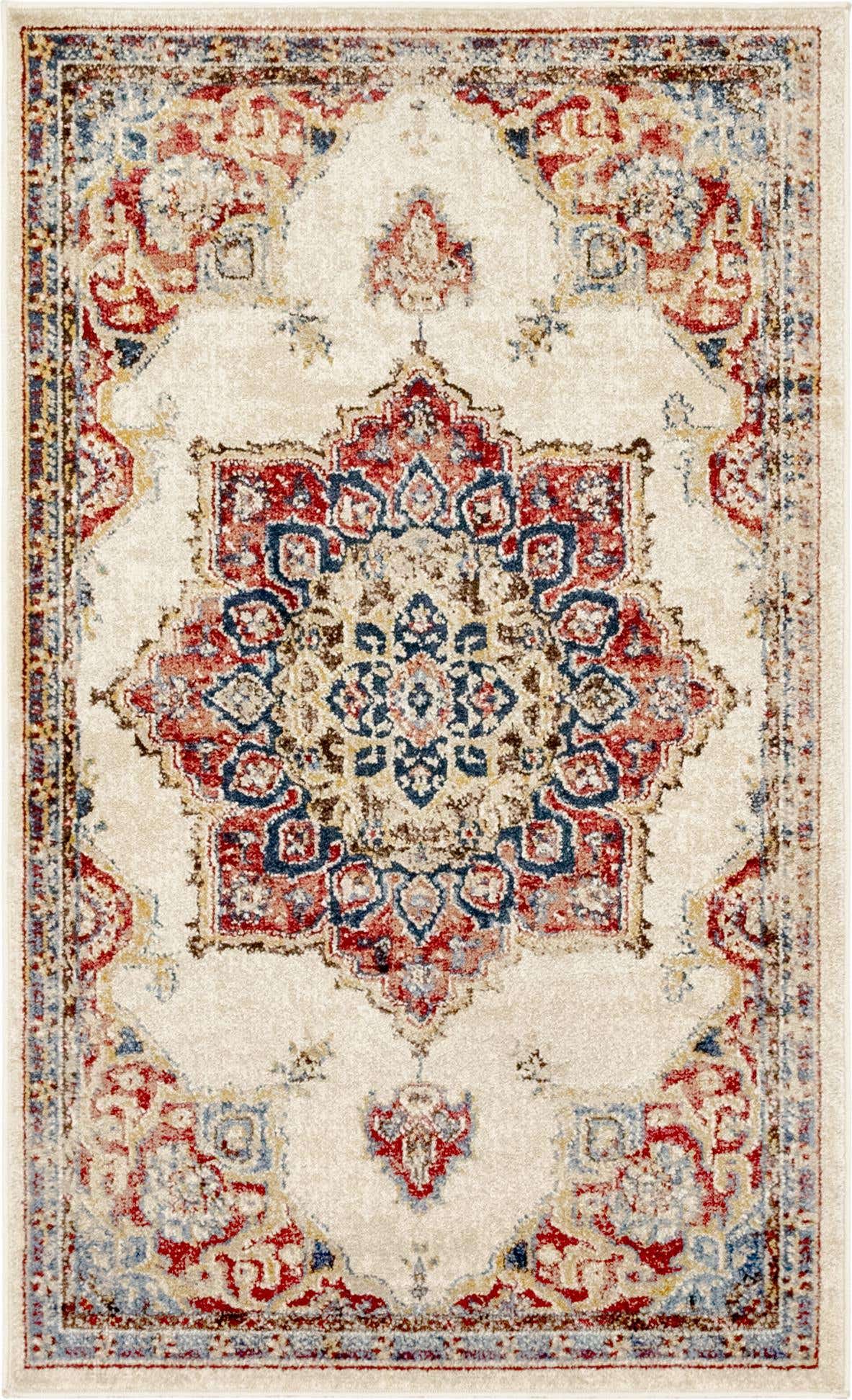 Rechteck Teppich Arcadia in Creme von Hadorn™ - Lifestyle Image