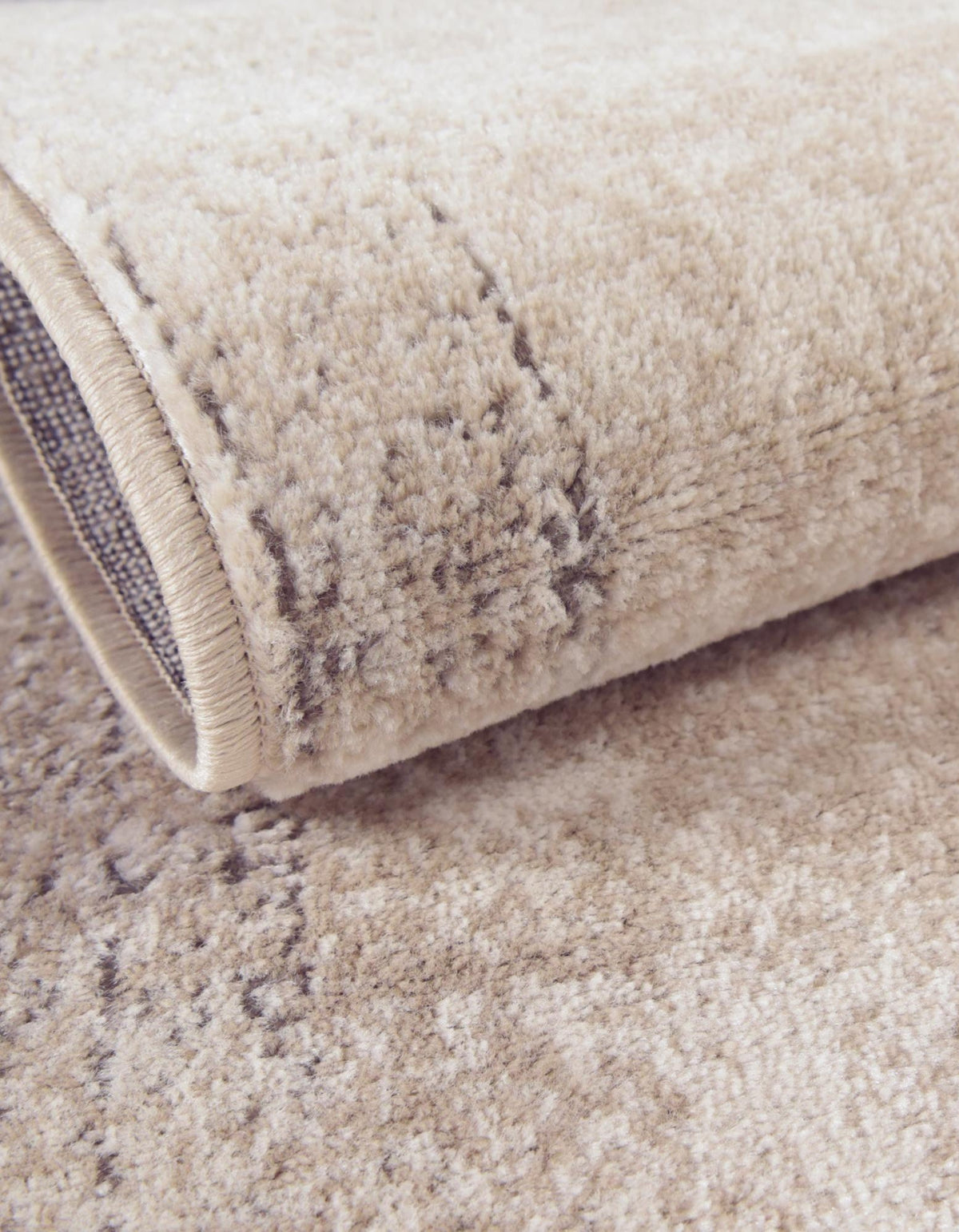 Rund Teppich Oregon in Beige von Hadorn™ - Lifestyle Image