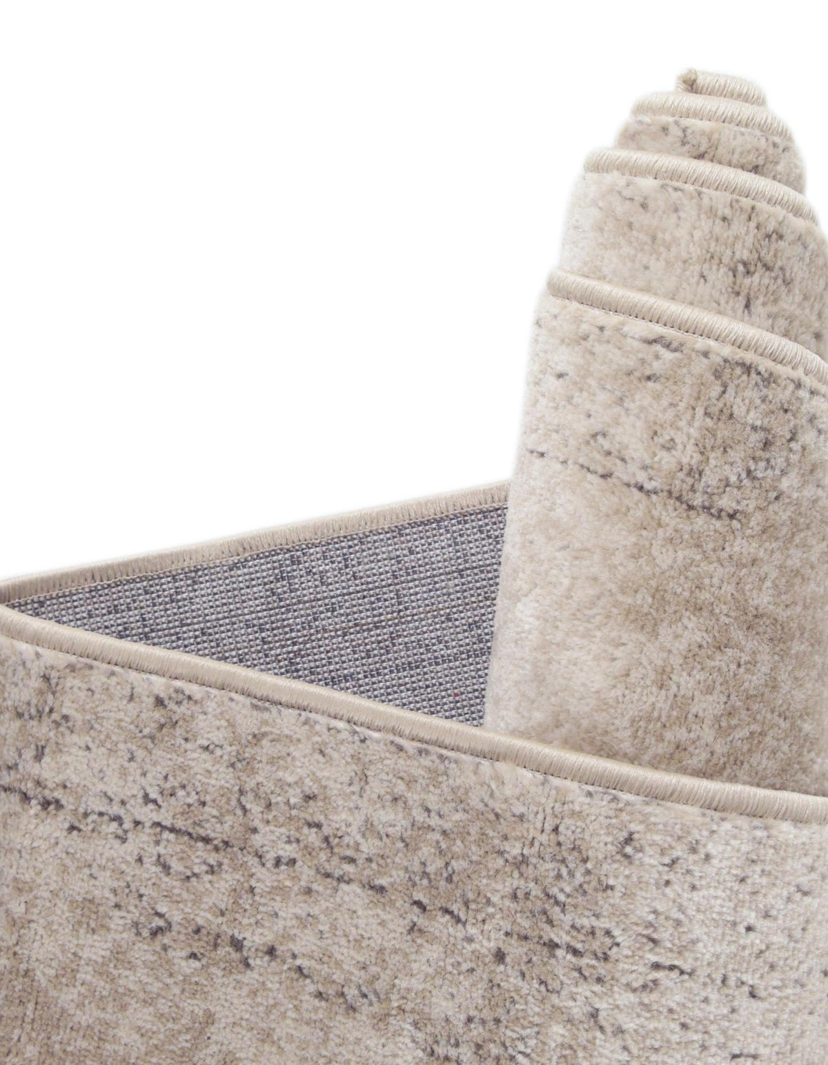 Rund Teppich Oregon in Beige von Hadorn™ - Lifestyle Image