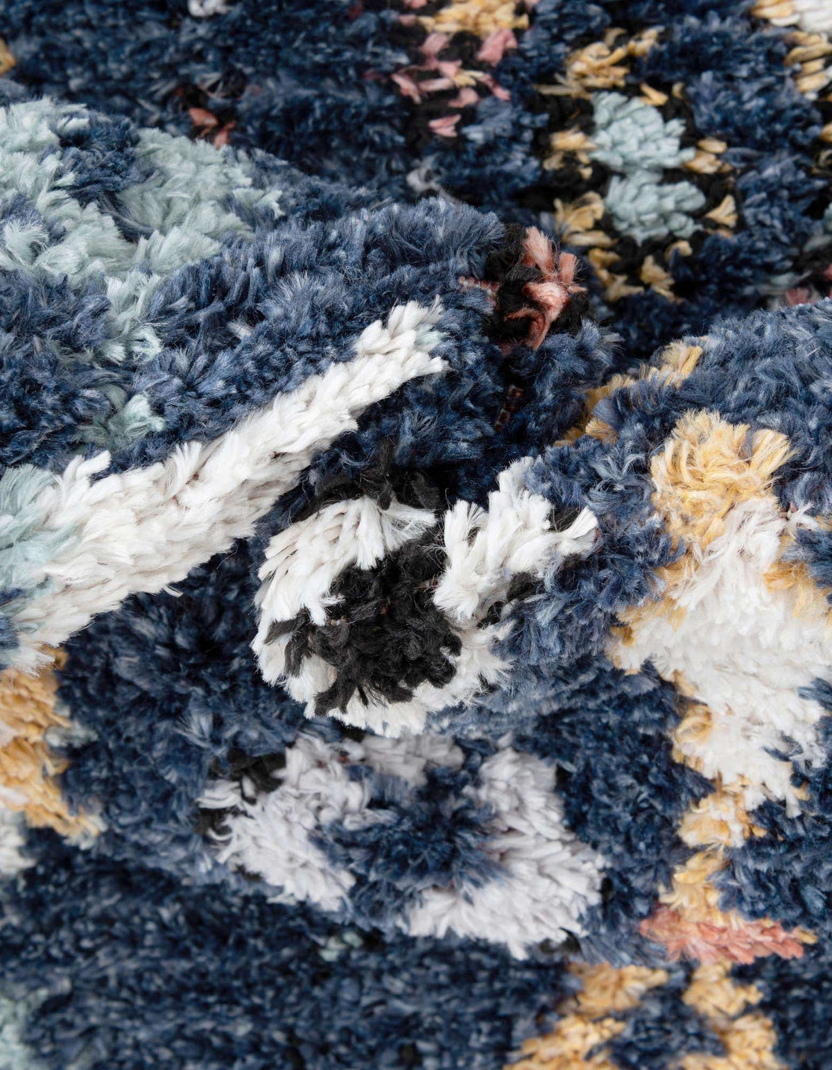 Rechteck Teppich Morocco in Marineblau von Hadorn™ - Lifestyle Image