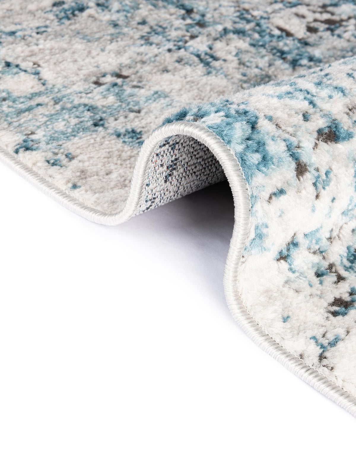 Rechteck Teppich Leipzig in Blau von Hadorn™ - Lifestyle Image