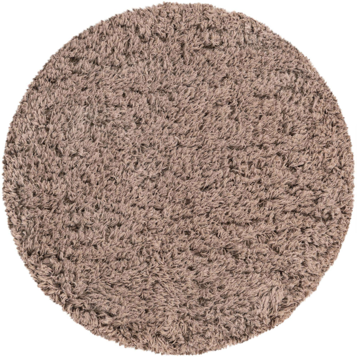 Rund Hochflorteppich Infinity Shag in Grau von Hadorn™ - Lifestyle Image