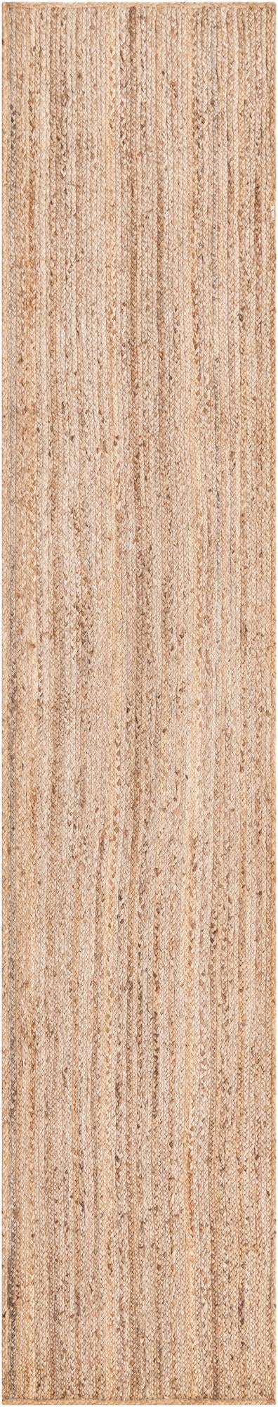 Läufer Teppich Braided Jute in Natürlich von Hadorn™ - Lifestyle Image