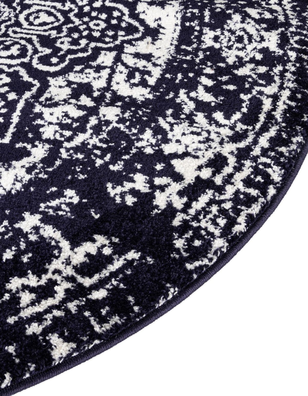 Oval Teppich Arlington in Marineblau von Hadorn™ - Lifestyle Image