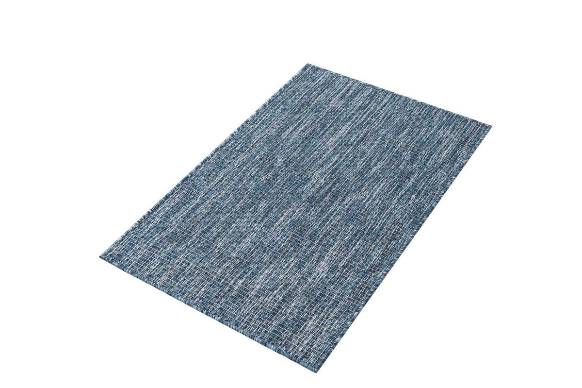 Rechteck Outdoor Teppich Tulum Outdoor in Blau von Hadorn™ - Lifestyle Image