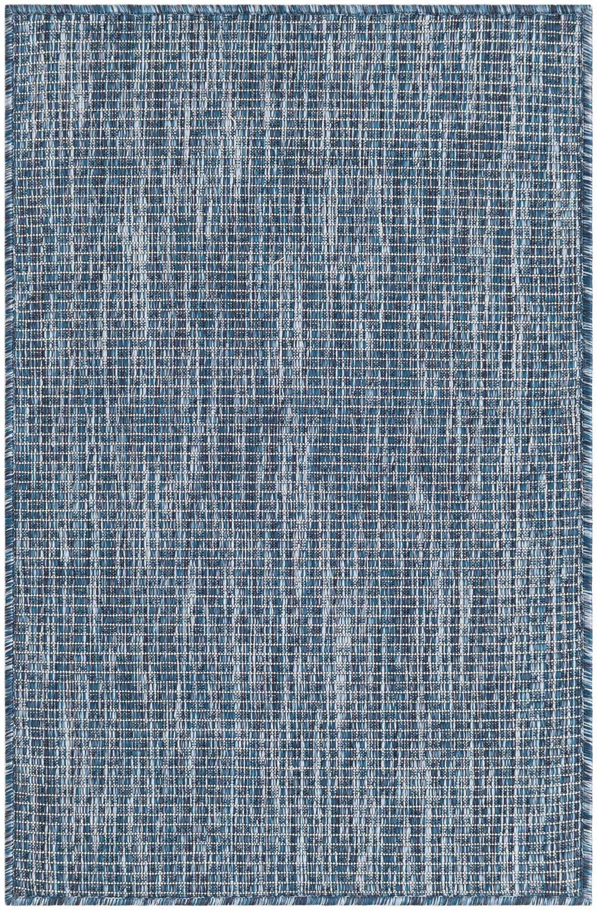 Rechteck Outdoor Teppich Tulum Outdoor in Blau von Hadorn™ - Lifestyle Image