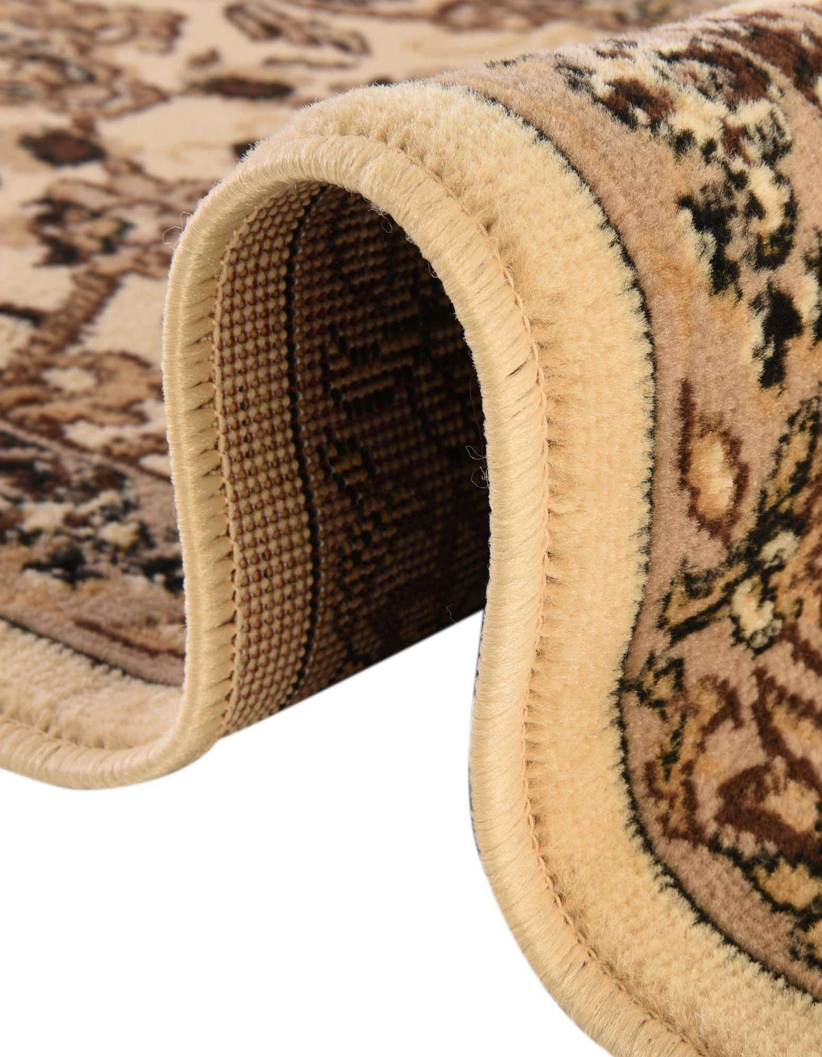Oval Teppich Kashan Design in Elfenbein von Hadorn™ - Lifestyle Image