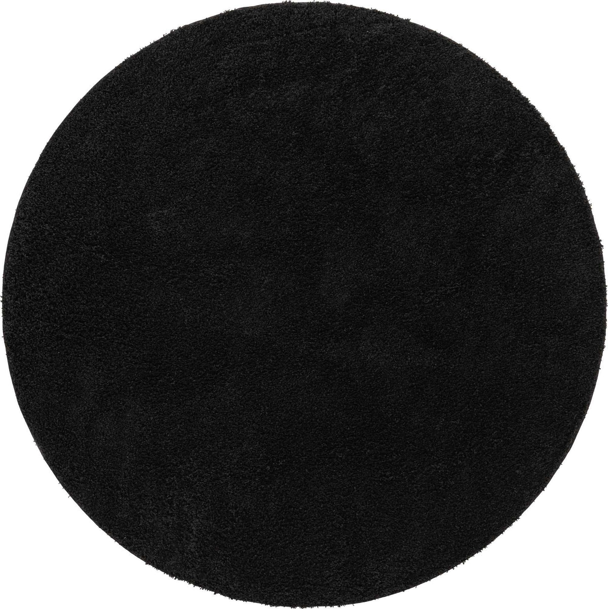 Rund Hochflorteppich Everyday Shag in Schwarz von Hadorn™ - Lifestyle Image