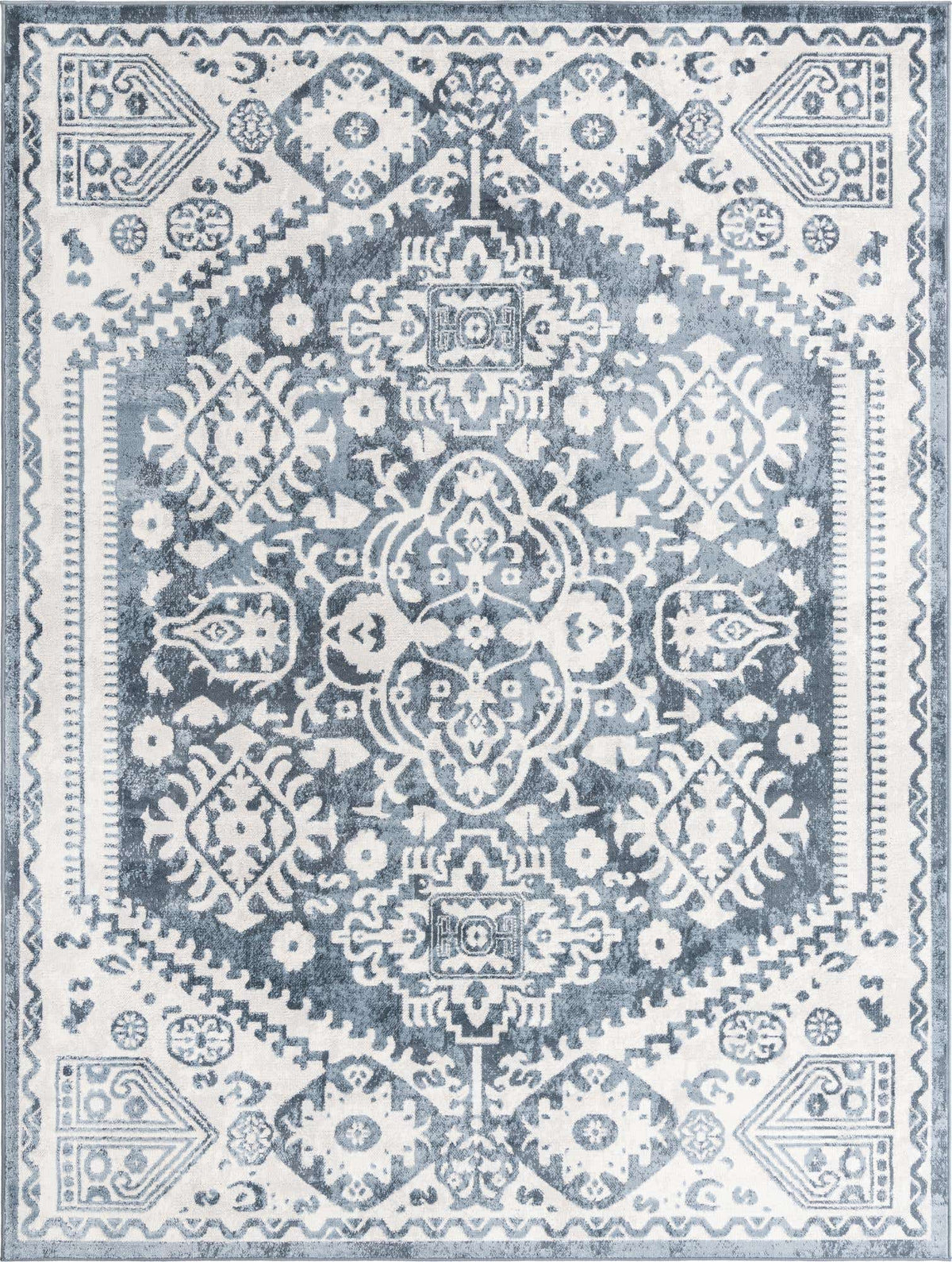 Rechteck Teppich Oxford in Blau von Hadorn™ - Lifestyle Image
