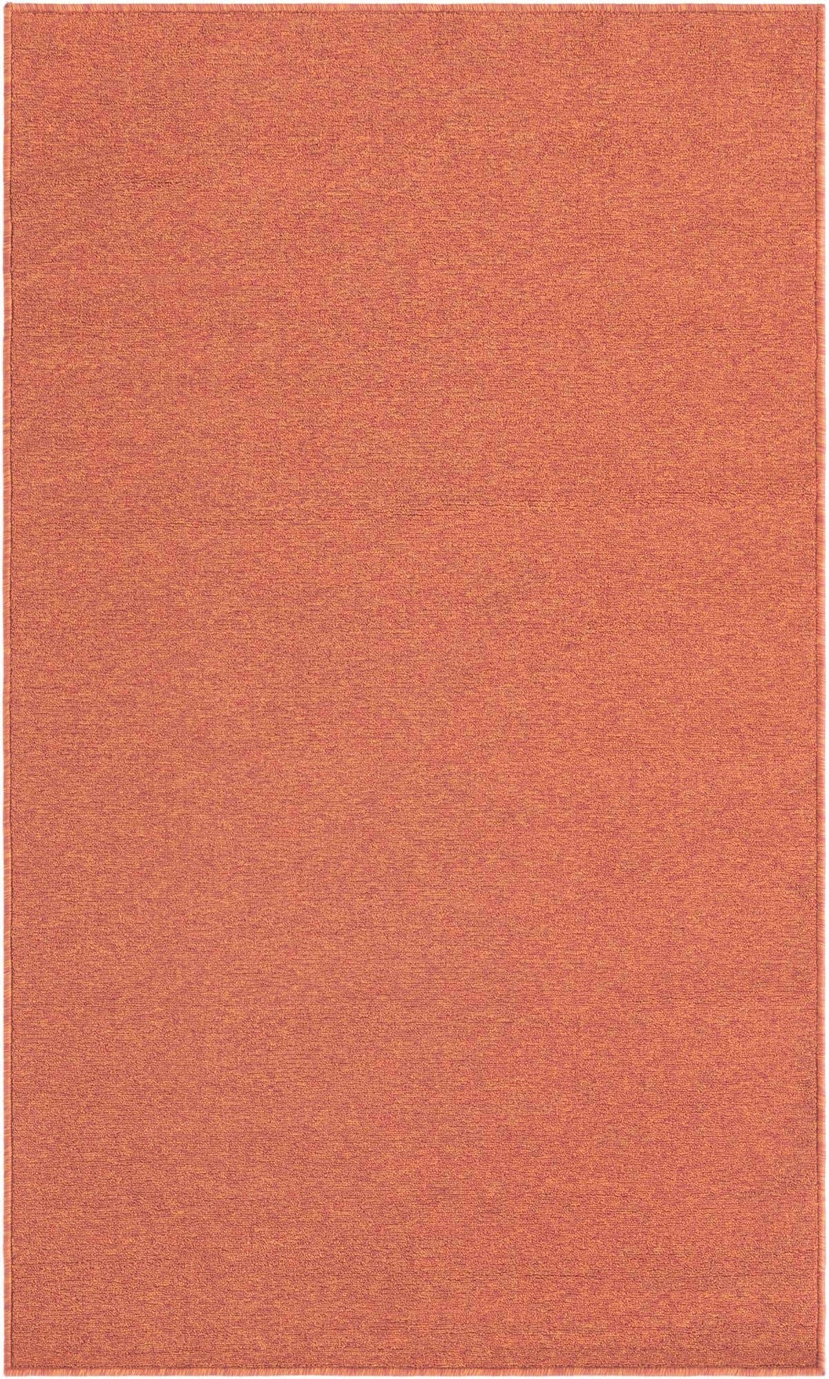 Rechteck Teppich Everyday Solid in Rot von Hadorn™ - Lifestyle Image