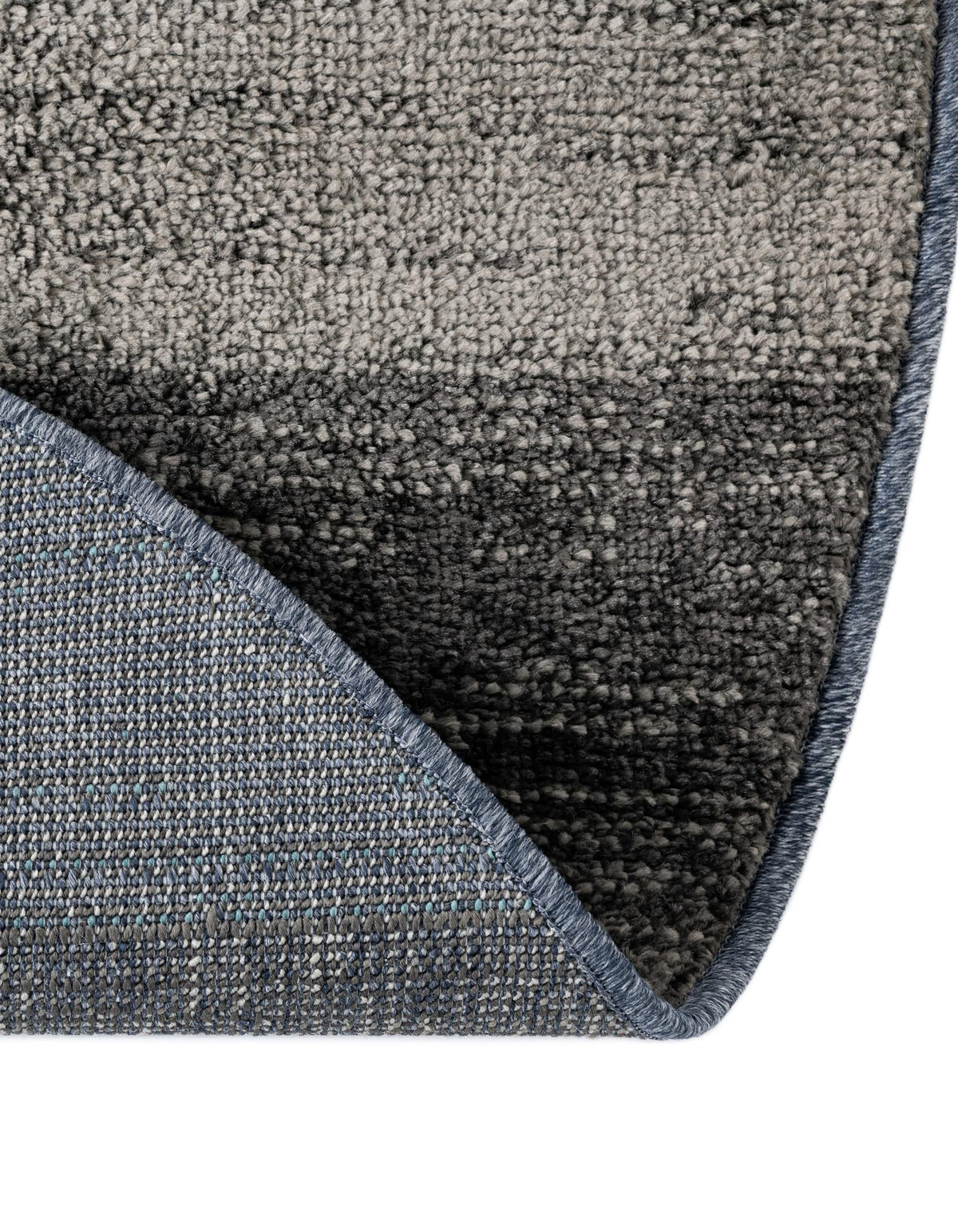 Rund Teppich Harvest in Blaugrau von Hadorn™ - Lifestyle Image