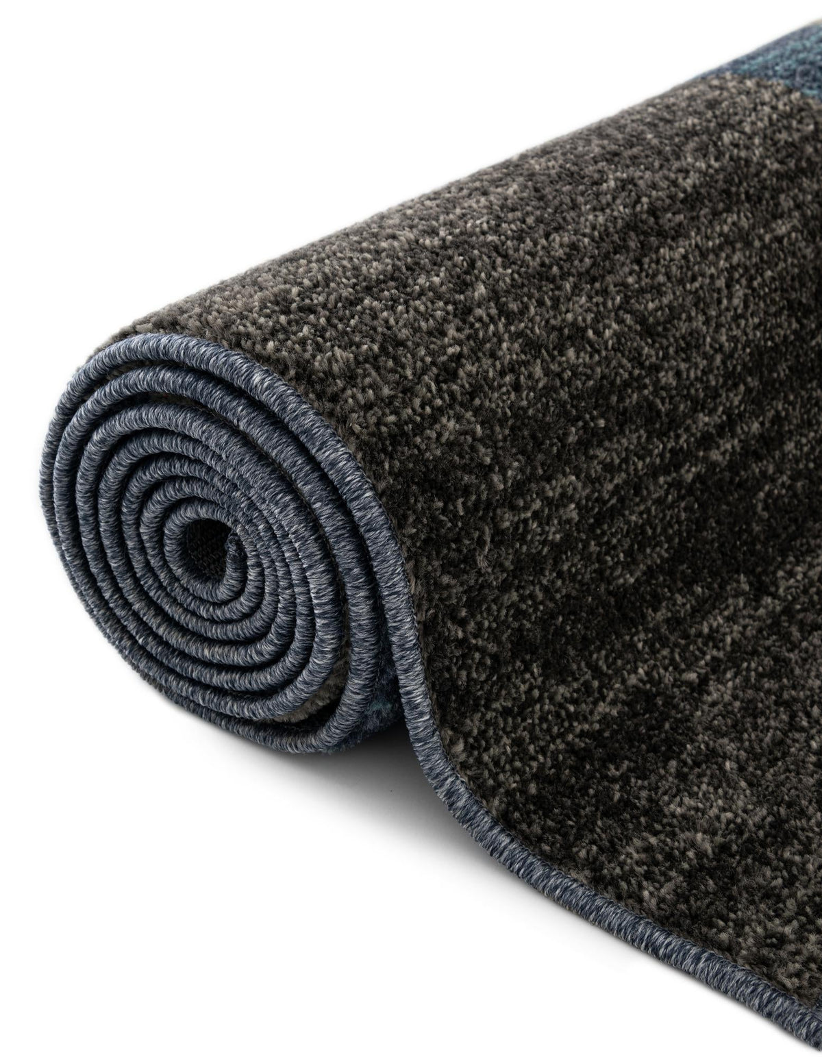 Rund Teppich Harvest in Blaugrau von Hadorn™ - Lifestyle Image