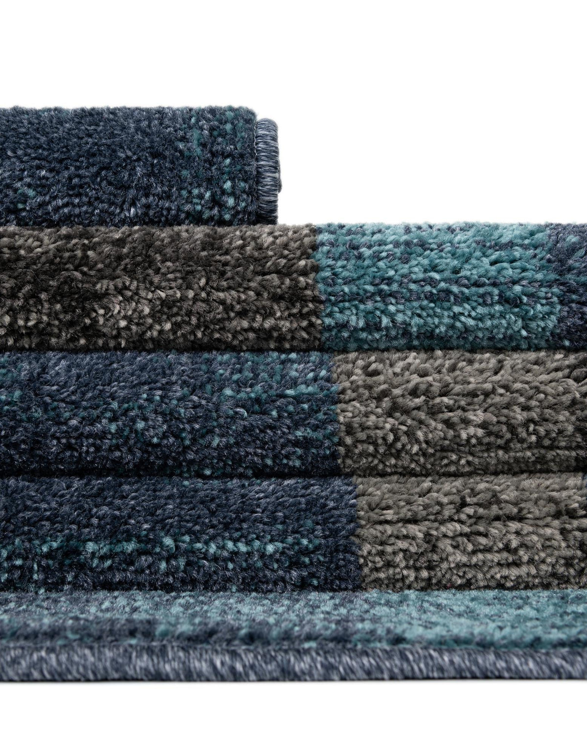 Rund Teppich Harvest in Blaugrau von Hadorn™ - Lifestyle Image