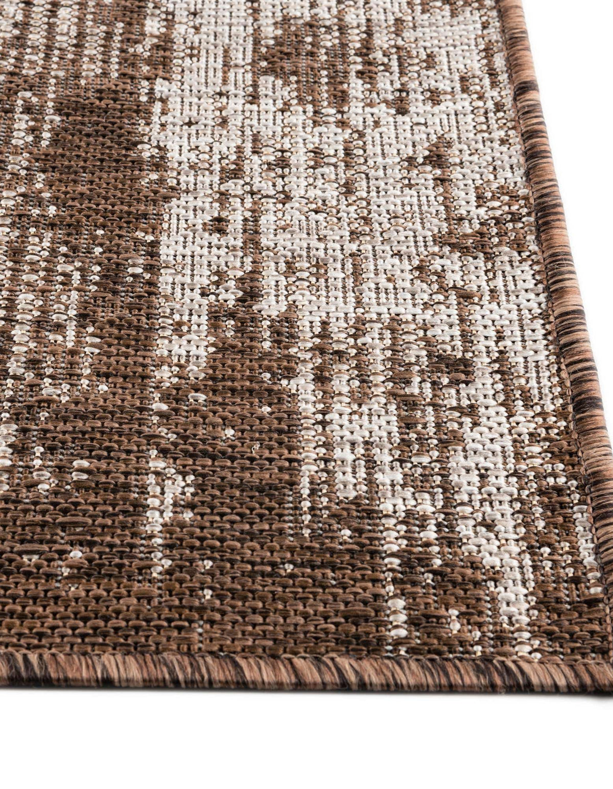 Rechteck Outdoor Teppich Tulum Outdoor Modern in Braun von Hadorn™ - Lifestyle Image