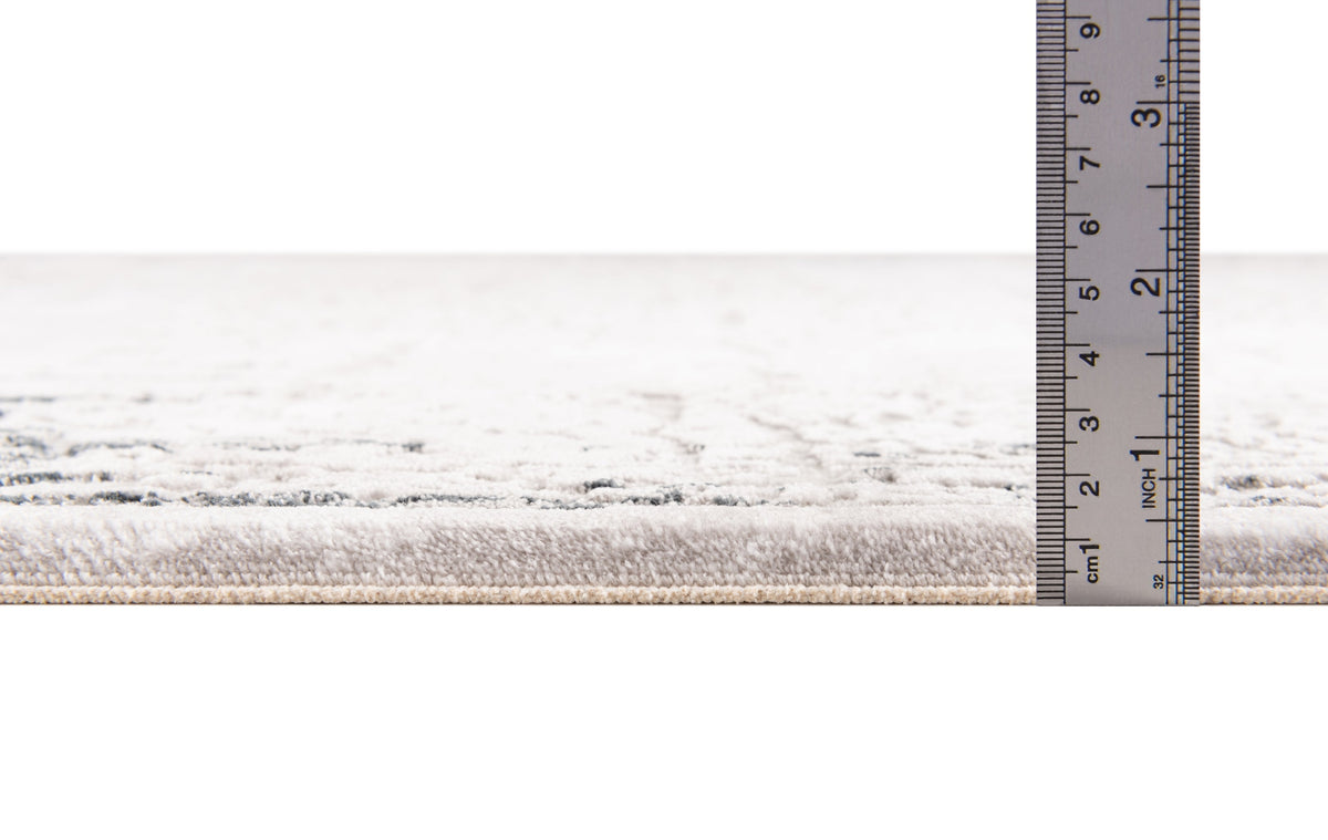 Rechteck Teppich Davos Elegance in Grau von Hadorn™ - Lifestyle Image