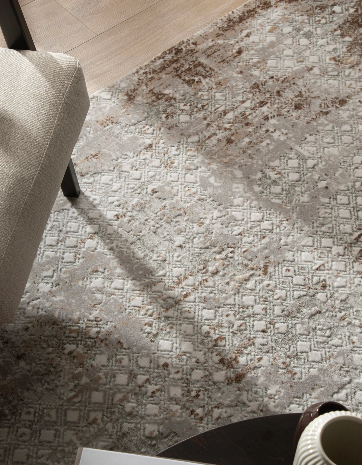 Rechteck Teppich Davos Magic in Beige von Hadorn™ - Lifestyle Image
