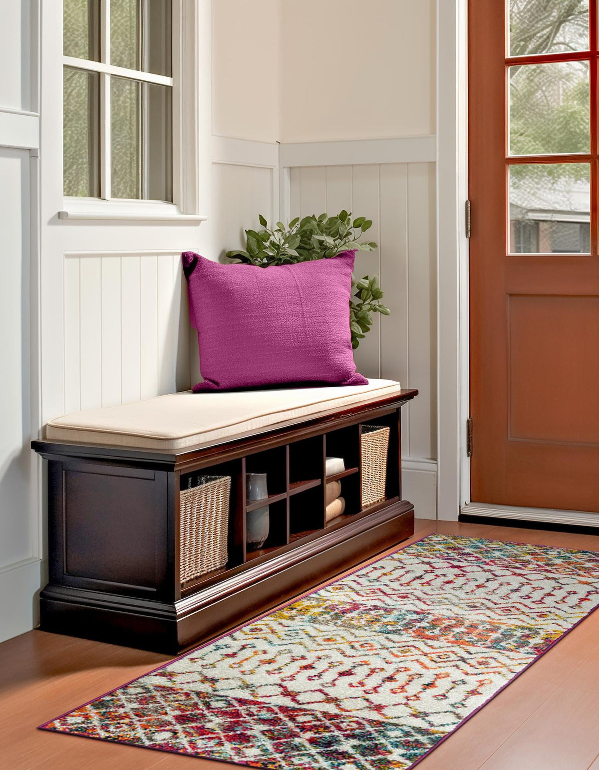 Läufer Teppich Moroccan Trellis in Mehrfarbig von Hadorn™ - Lifestyle Image