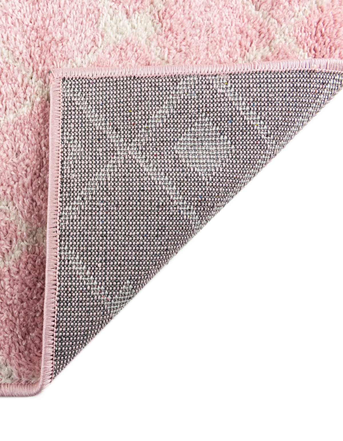 Quadratisch Teppich Moroccan Trellis in Rosa von Hadorn™ - Lifestyle Image