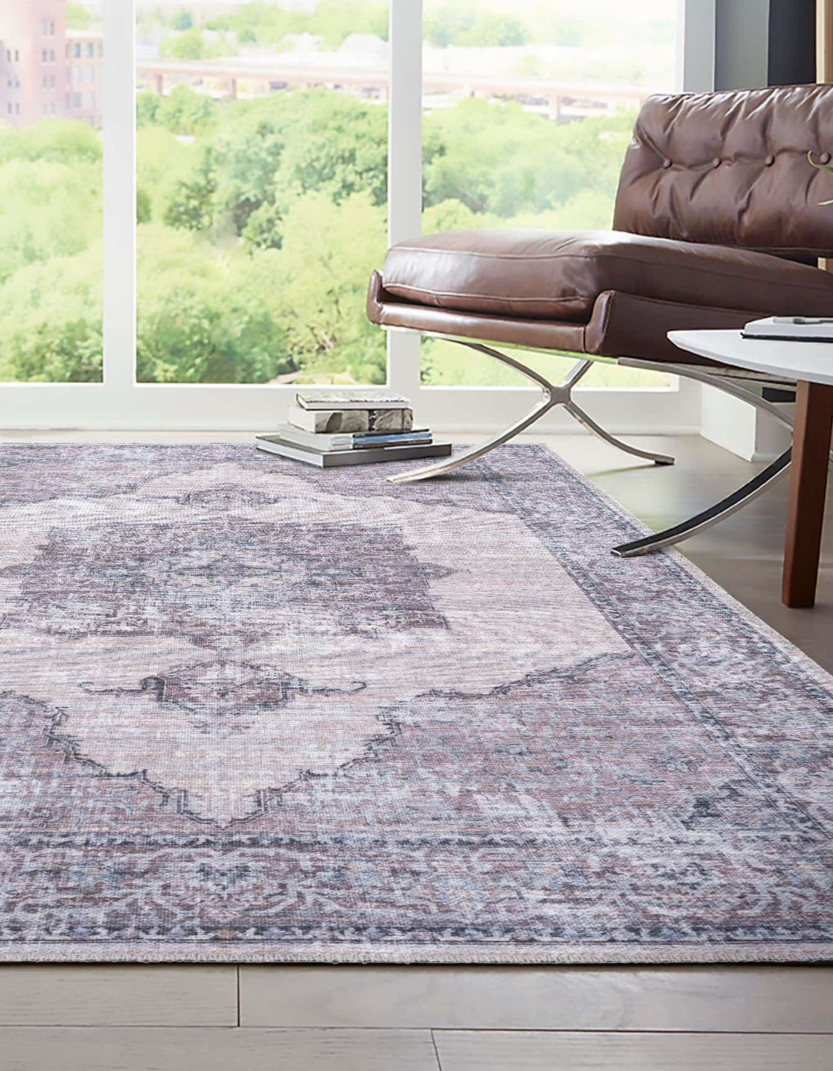 Rechteck Teppich Mangata in Elfenbein und Grau von Hadorn™ - Lifestyle Image