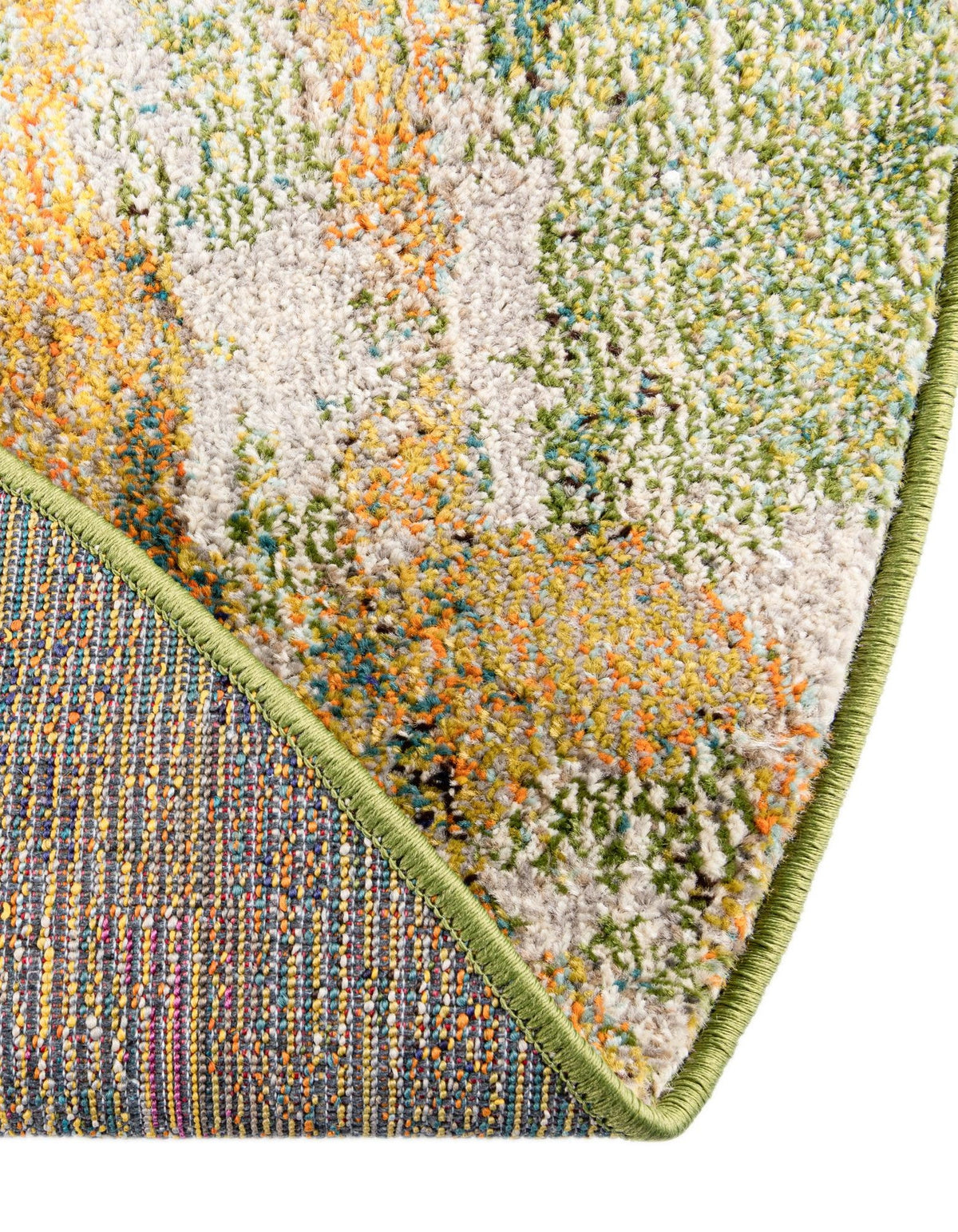Rund Teppich Haerfest in Grün von Hadorn™ - Lifestyle Image