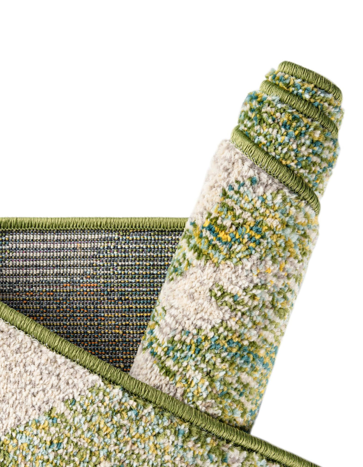 Rund Teppich Haerfest in Grün von Hadorn™ - Lifestyle Image