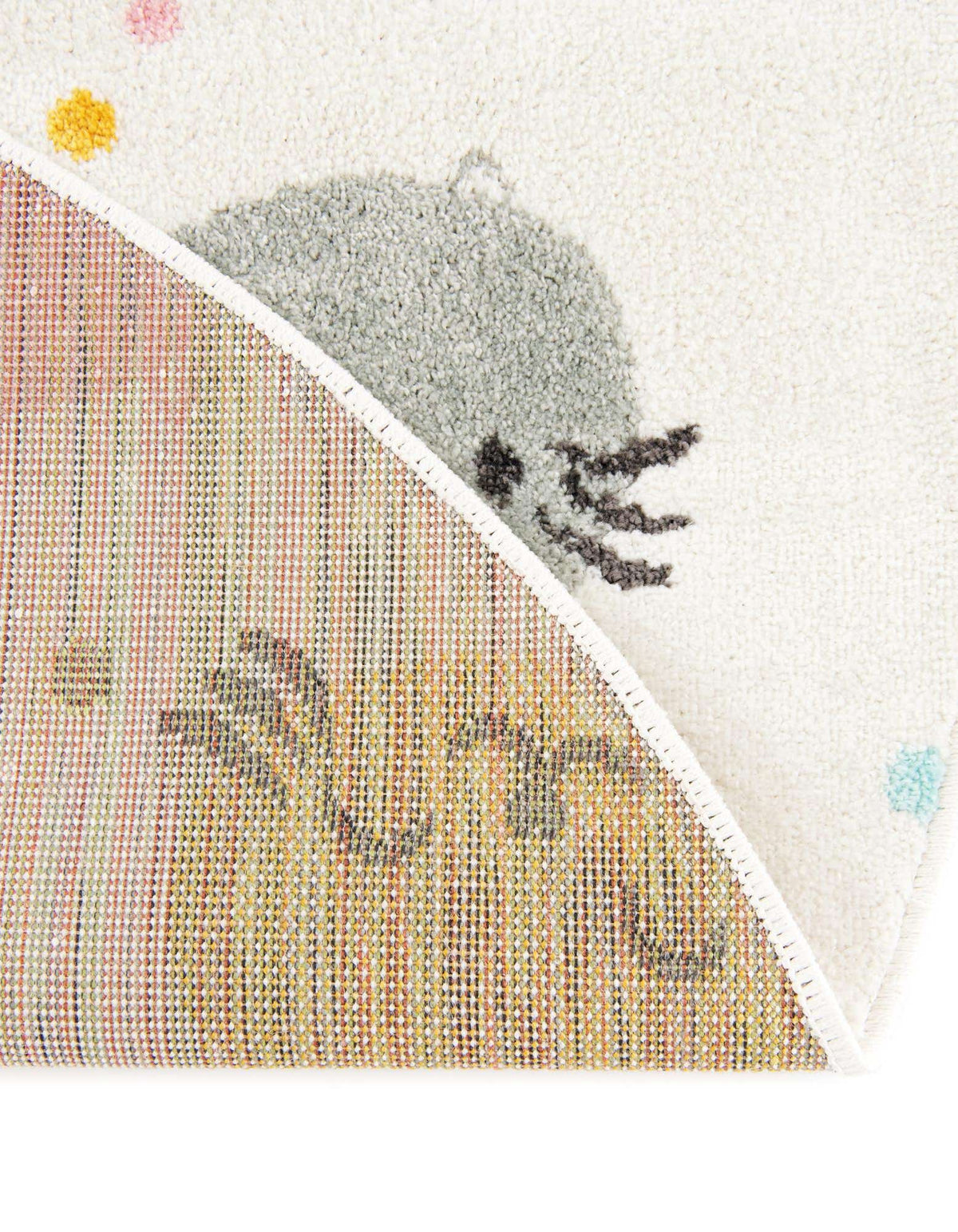 Rund Teppich Whimsy Kids in Elfenbein von Hadorn™ - Lifestyle Image