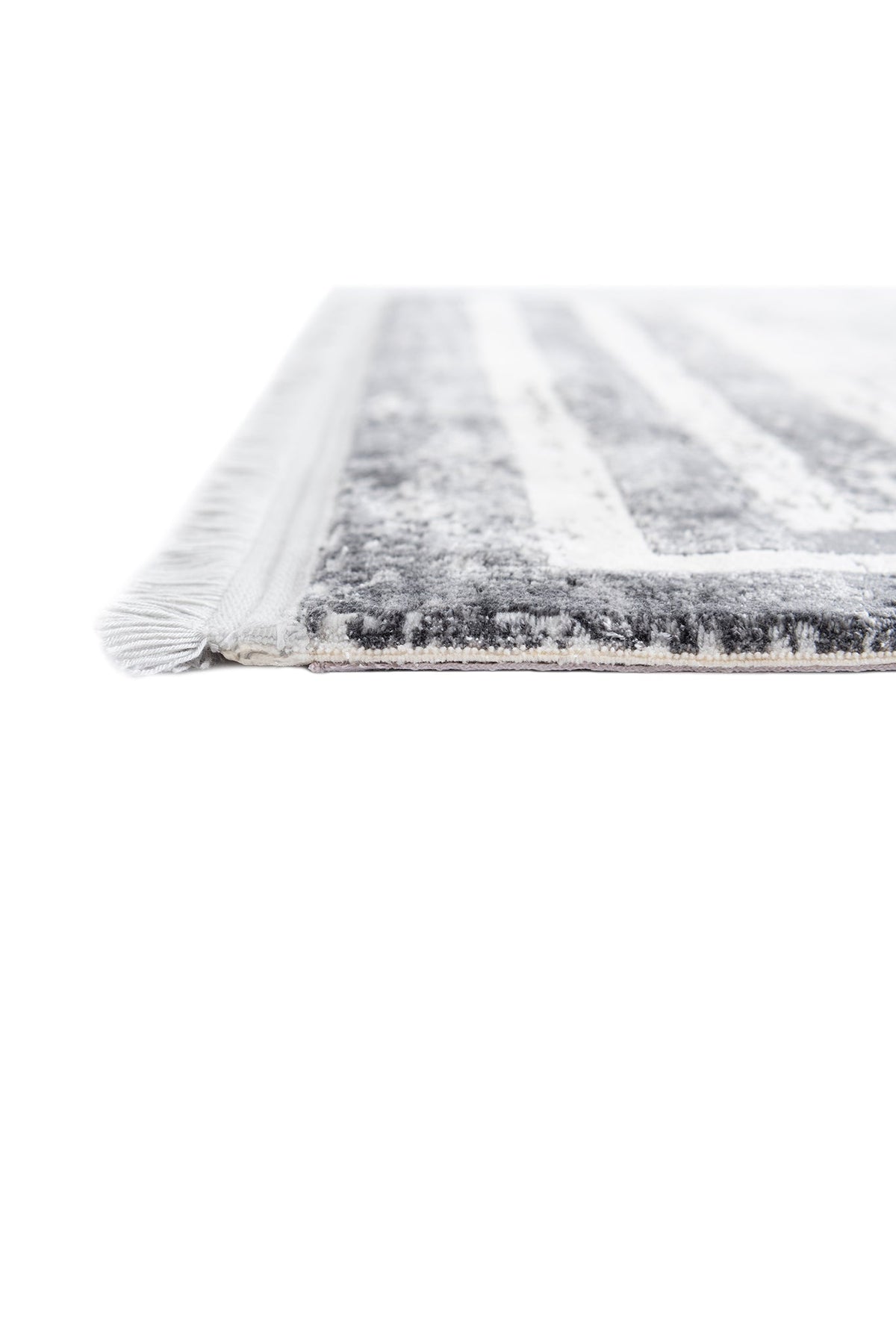Rechteck Luxus Teppich Montreux in Grau von Hadorn™ - Lifestyle Image