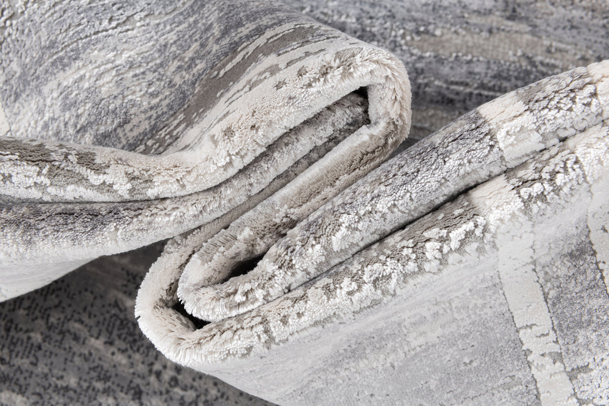 Rechteck Luxus Teppich Montreux in Grau von Hadorn™ - Lifestyle Image