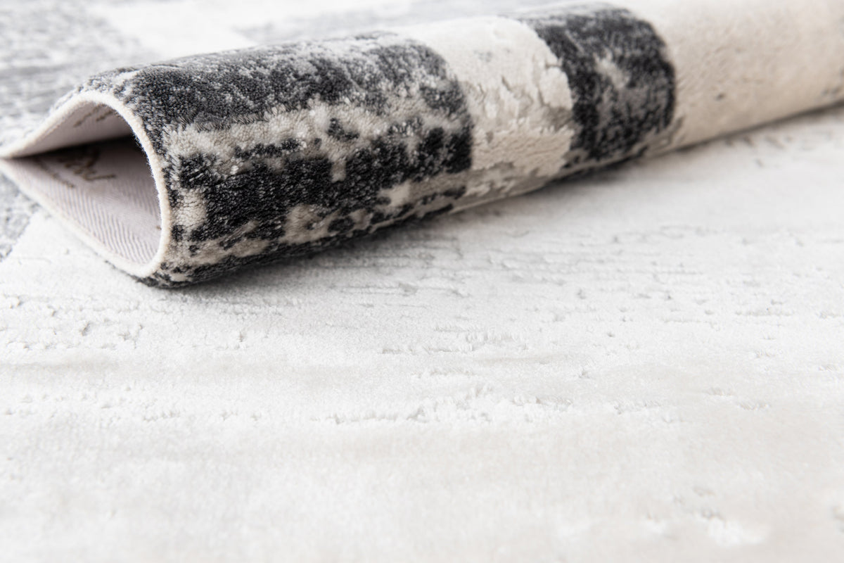 Rechteck Luxus Teppich Montreux in Grau von Hadorn™ - Lifestyle Image