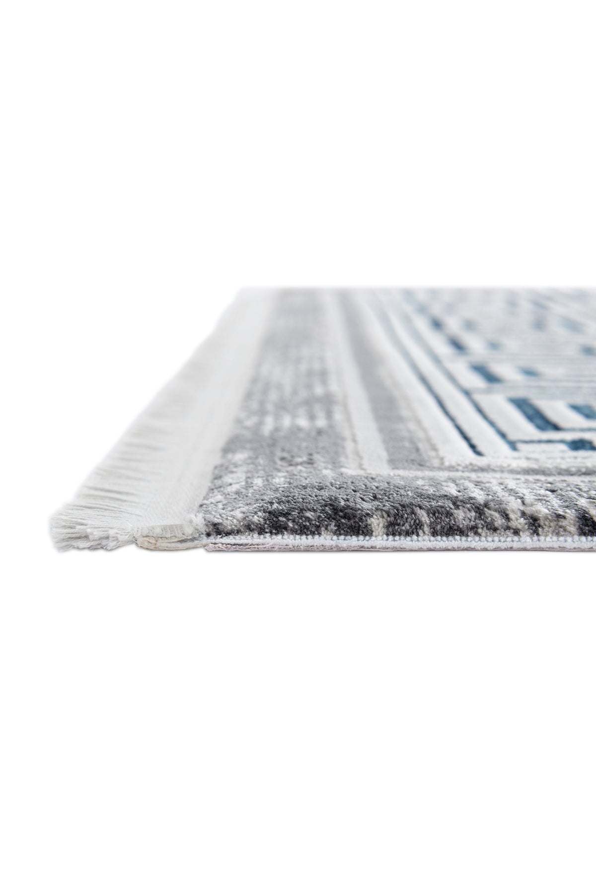 Rechteck Luxus Teppich Montreux in Hellgrau von Hadorn™ - Lifestyle Image