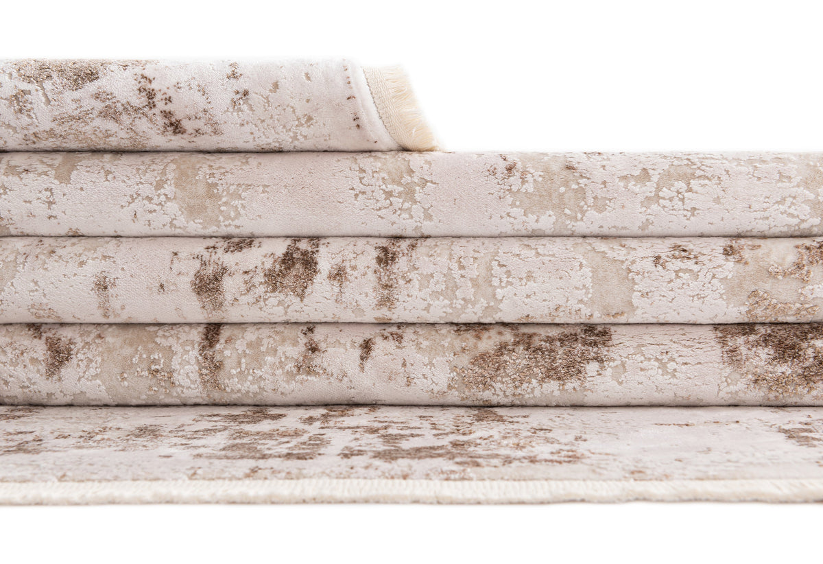 Rechteck Luxus Teppich Sion in Creme von Hadorn™ - Lifestyle Image