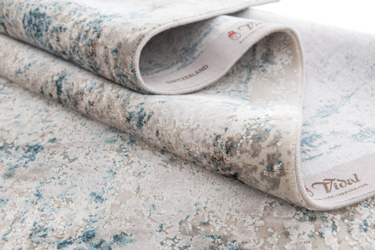 Rechteck Luxus Teppich Basel in Grau von Hadorn™ - Lifestyle Image