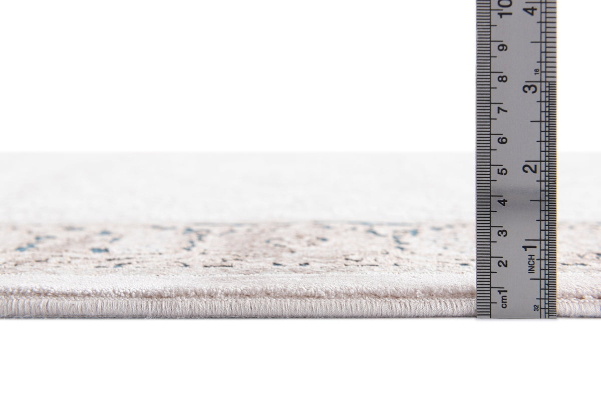 Rechteck Luxus Teppich Sion in Weiss von Hadorn™ - Lifestyle Image