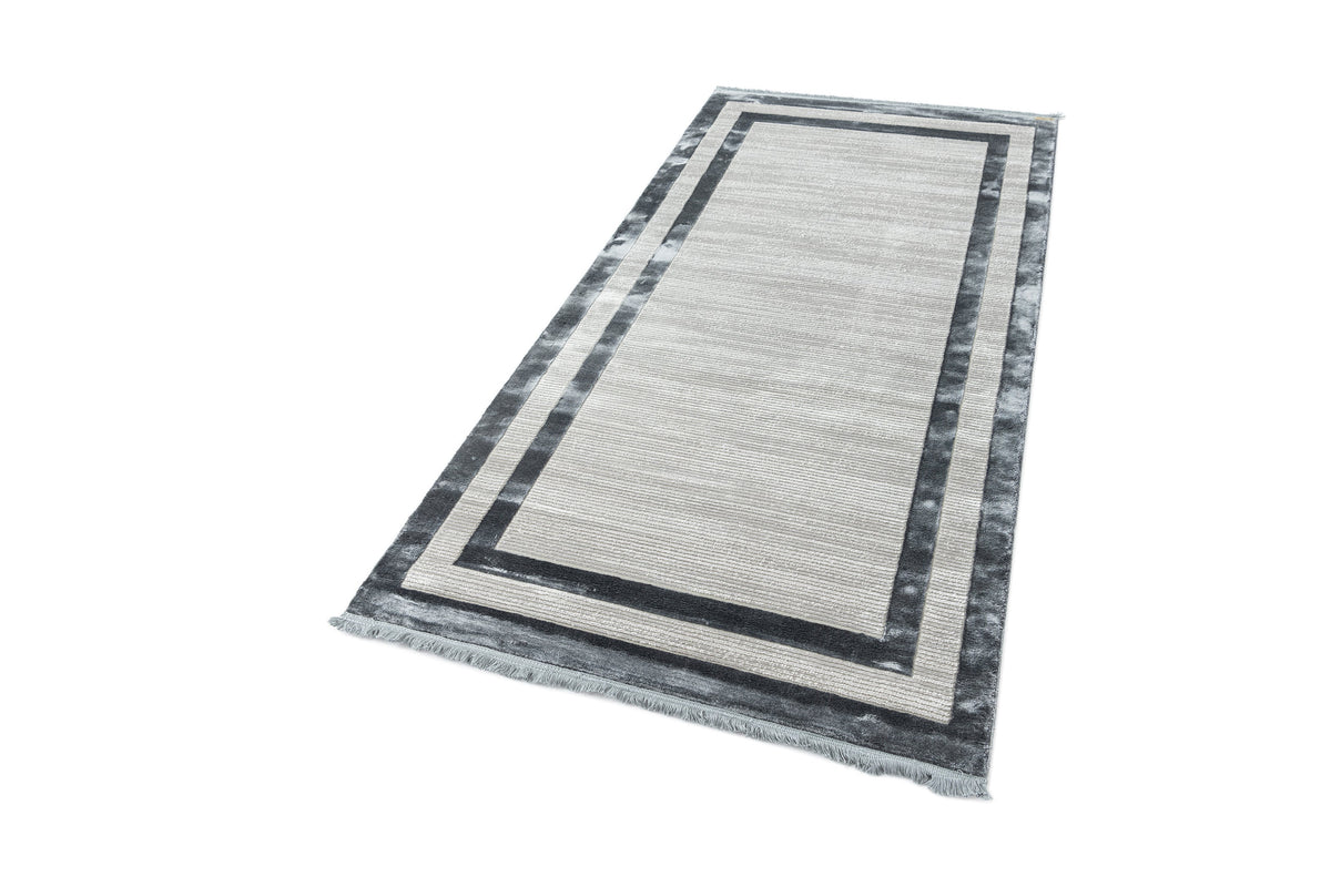 Rechteck Luxus Teppich Chiasso in Grau von Hadorn™ - Lifestyle Image