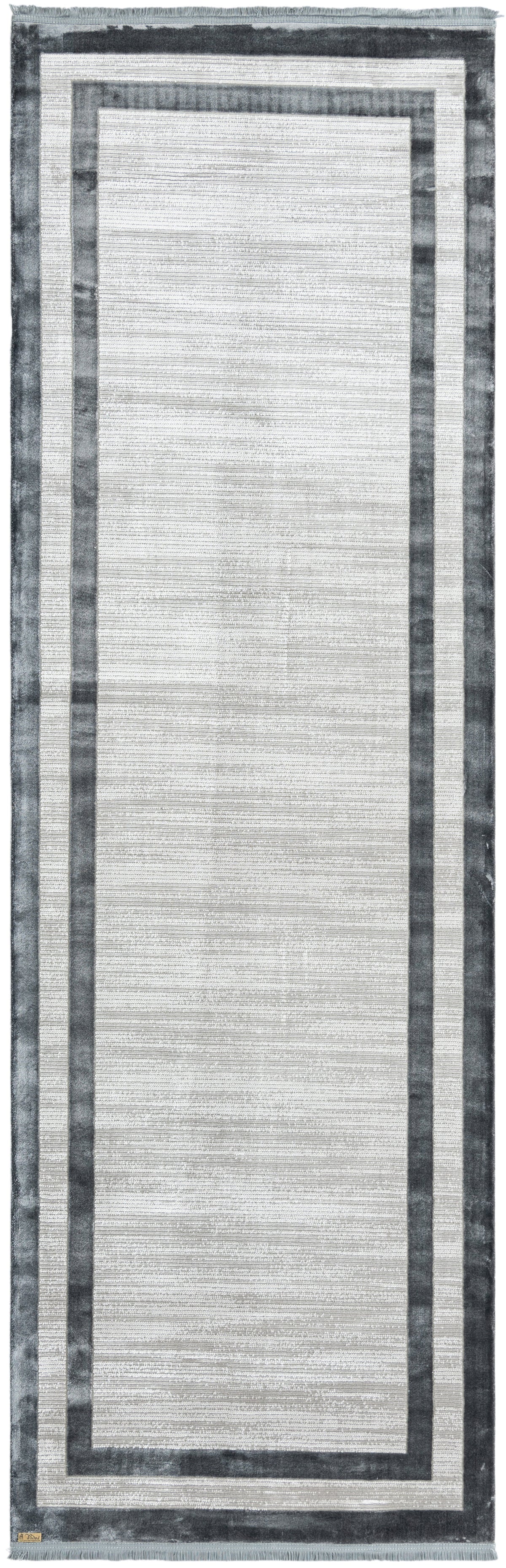Rechteck Luxus Teppich Chiasso in Grau von Hadorn™ - Lifestyle Image