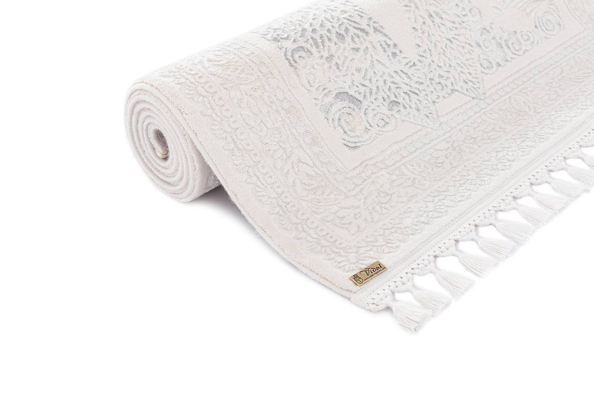 Rechteck Luxus Teppich Arosa in Beige von Hadorn™ - Lifestyle Image