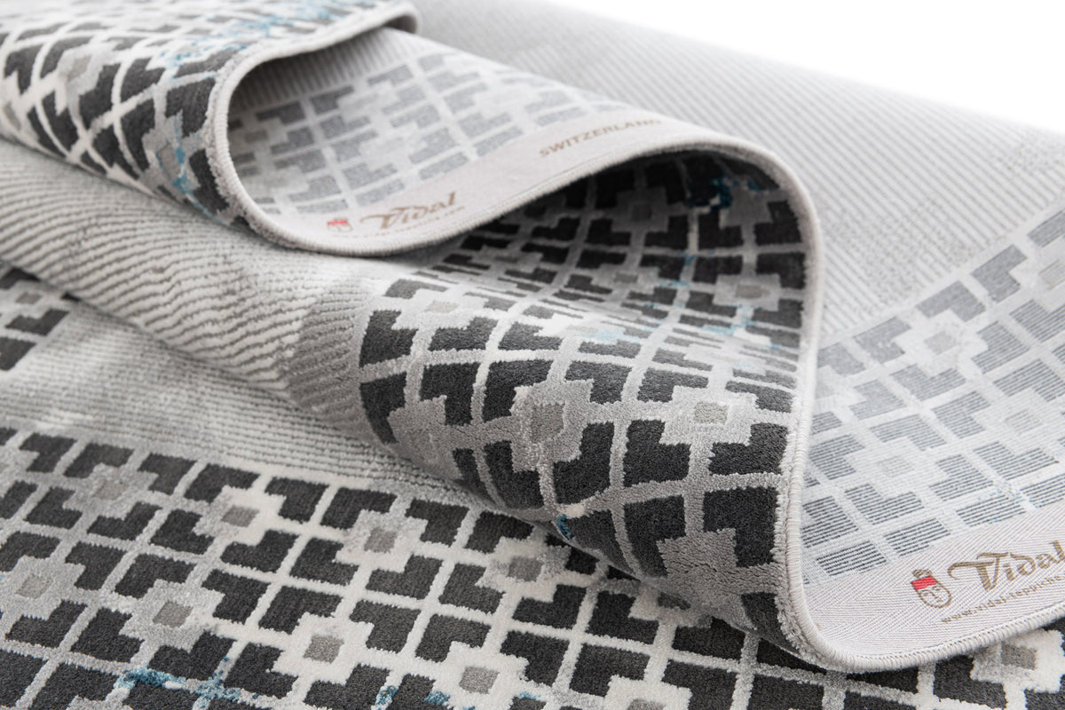 Läufer Luxus Teppich Zurich in Grau von Hadorn™ - Lifestyle Image