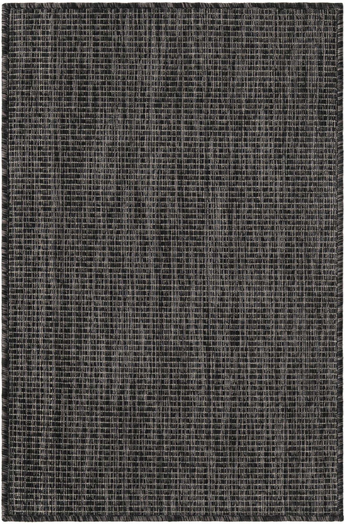 Rechteck Outdoor Teppich Tulum Outdoor in Schwarz von Hadorn™ - Lifestyle Image