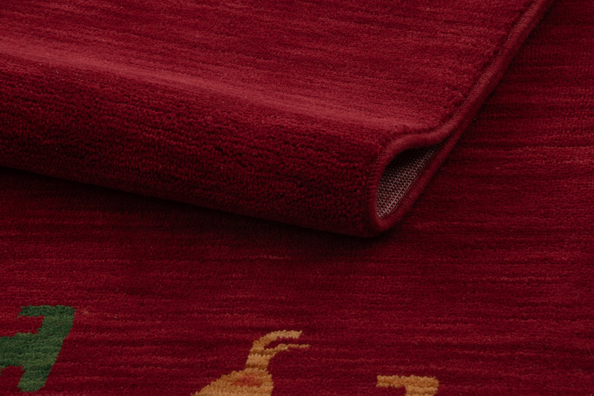 Rechteck Teppich Emmen in Rot von Hadorn™ - Lifestyle Image