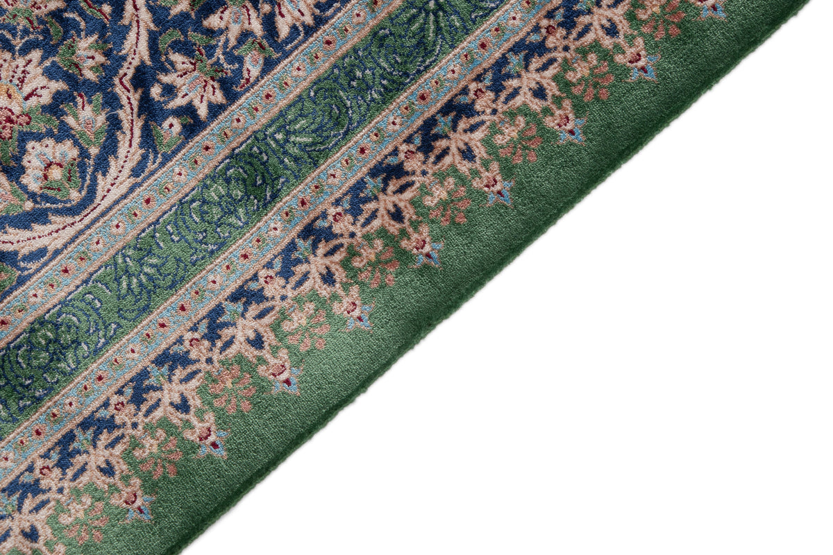 Rund Teppich Kalopsia Malaquita in Grün von Hadorn™ - Lifestyle Image