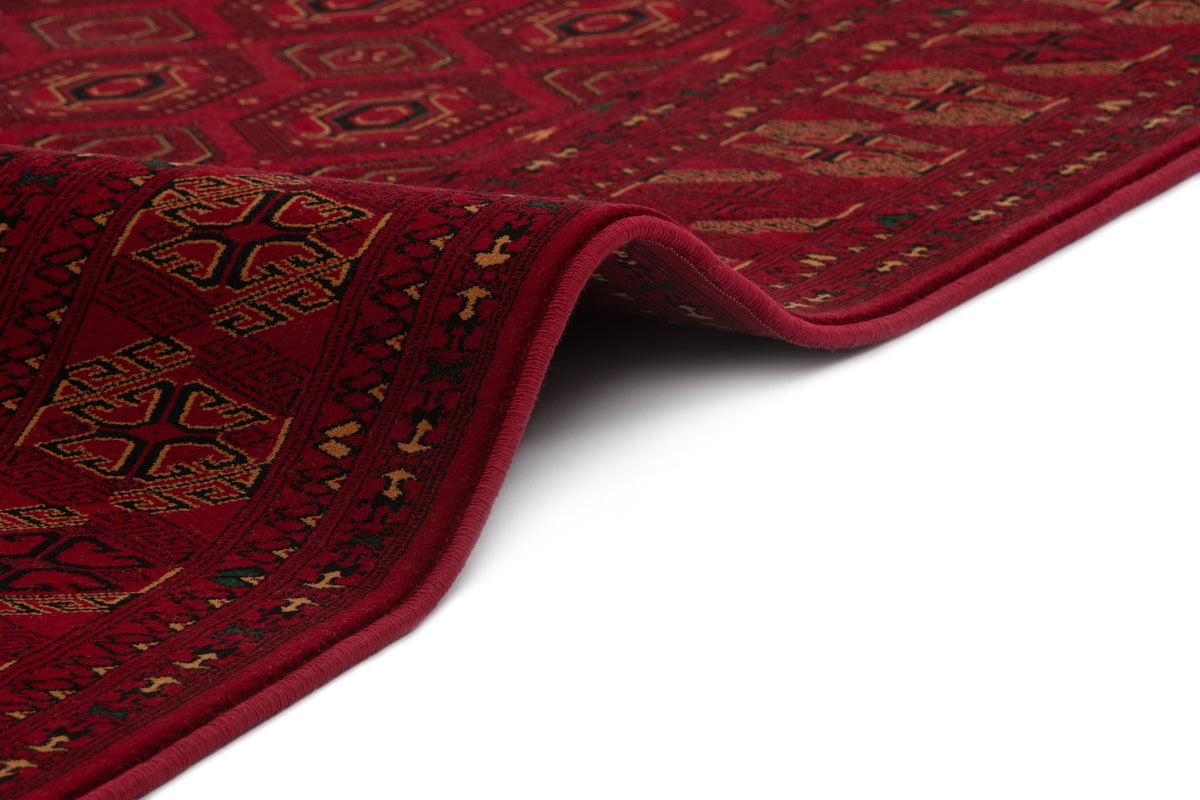 Quadratisch Teppich Sabha Anam in Rot von Hadorn™ - Lifestyle Image