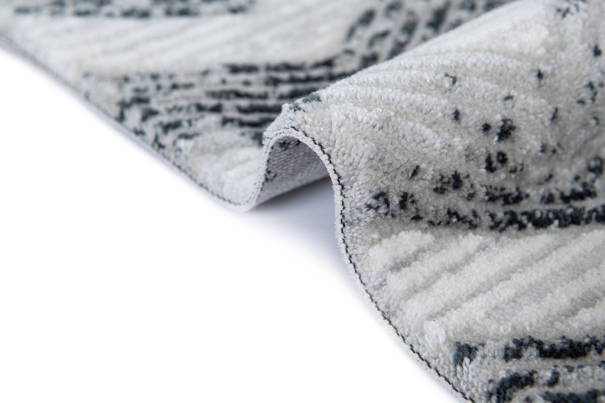 Rechteck Teppich Davos Grecian in Grau von Hadorn™ - Lifestyle Image