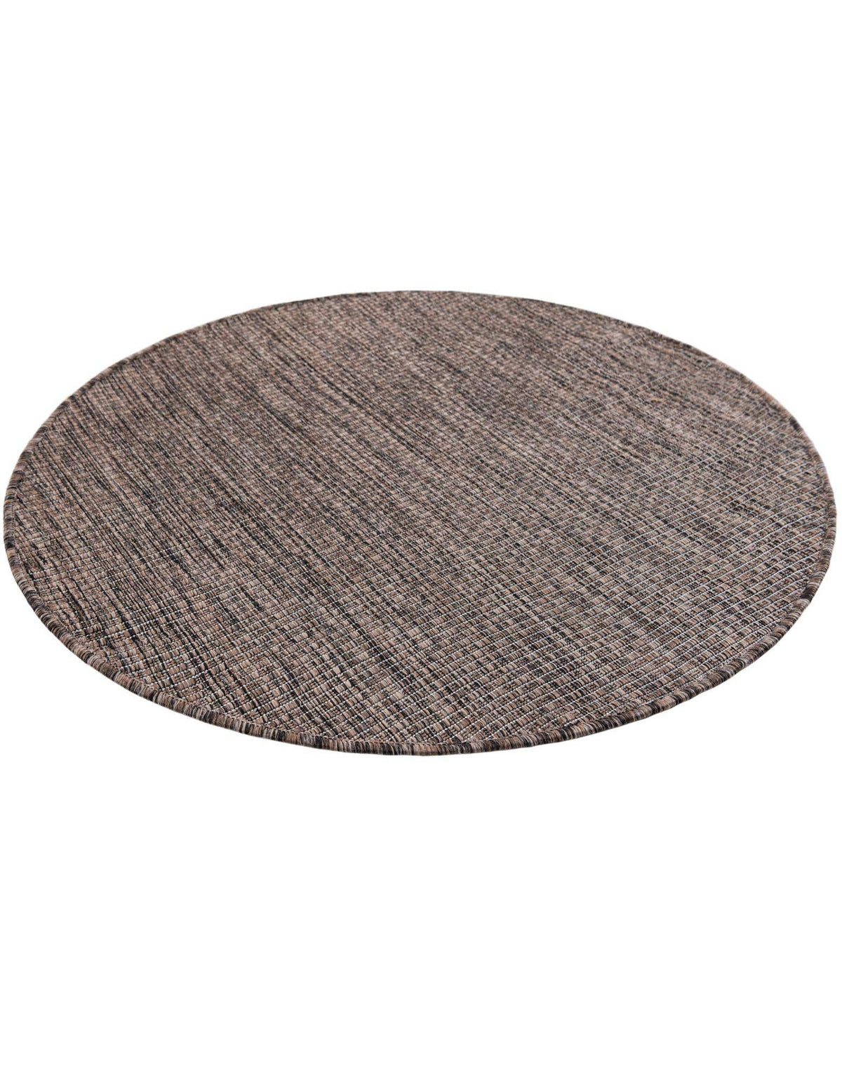 Rund Outdoor Teppich Tulum Outdoor in Hellbraun von Hadorn™ - Lifestyle Image