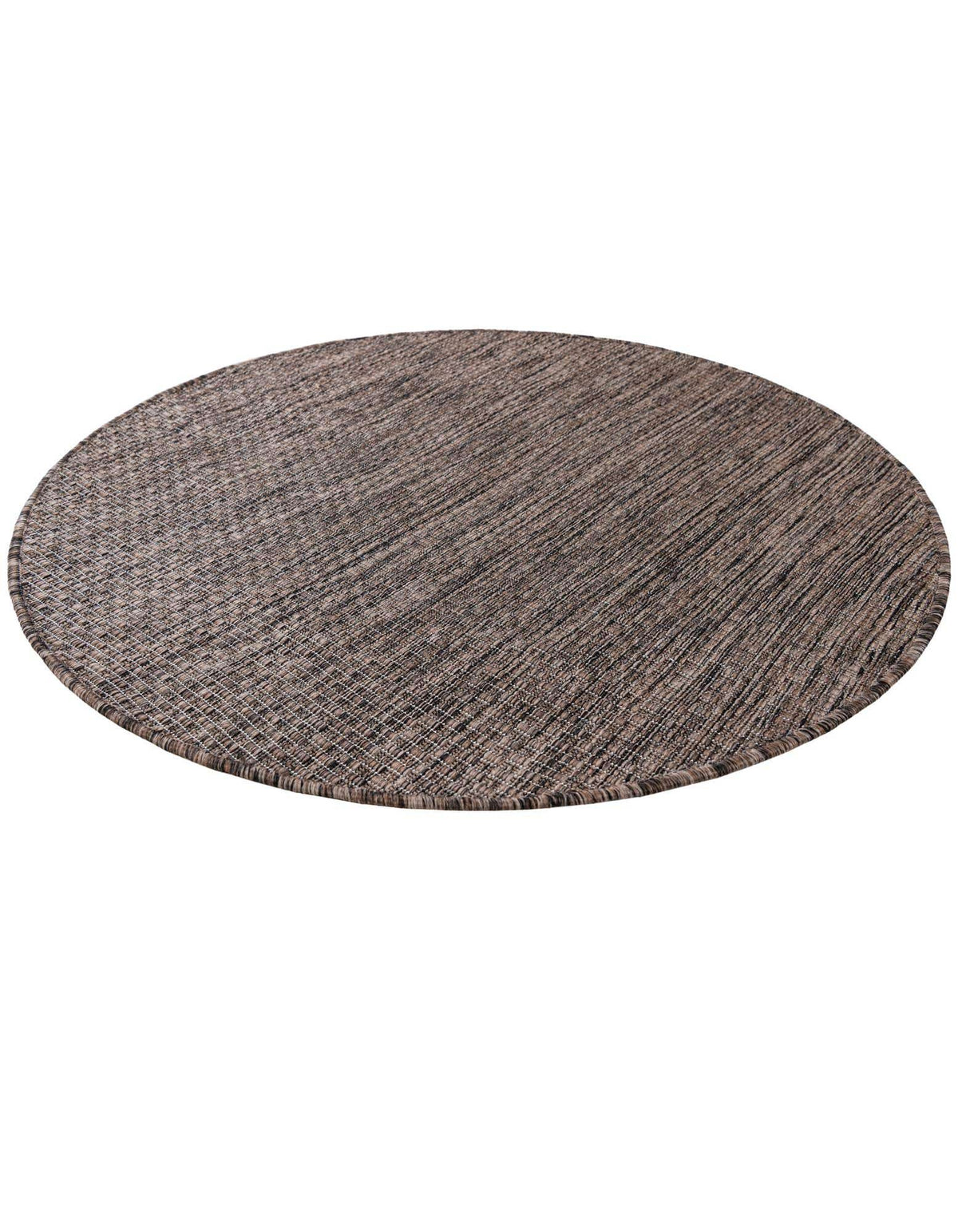 Rund Outdoor Teppich Tulum Outdoor in Hellbraun von Hadorn™ - Lifestyle Image