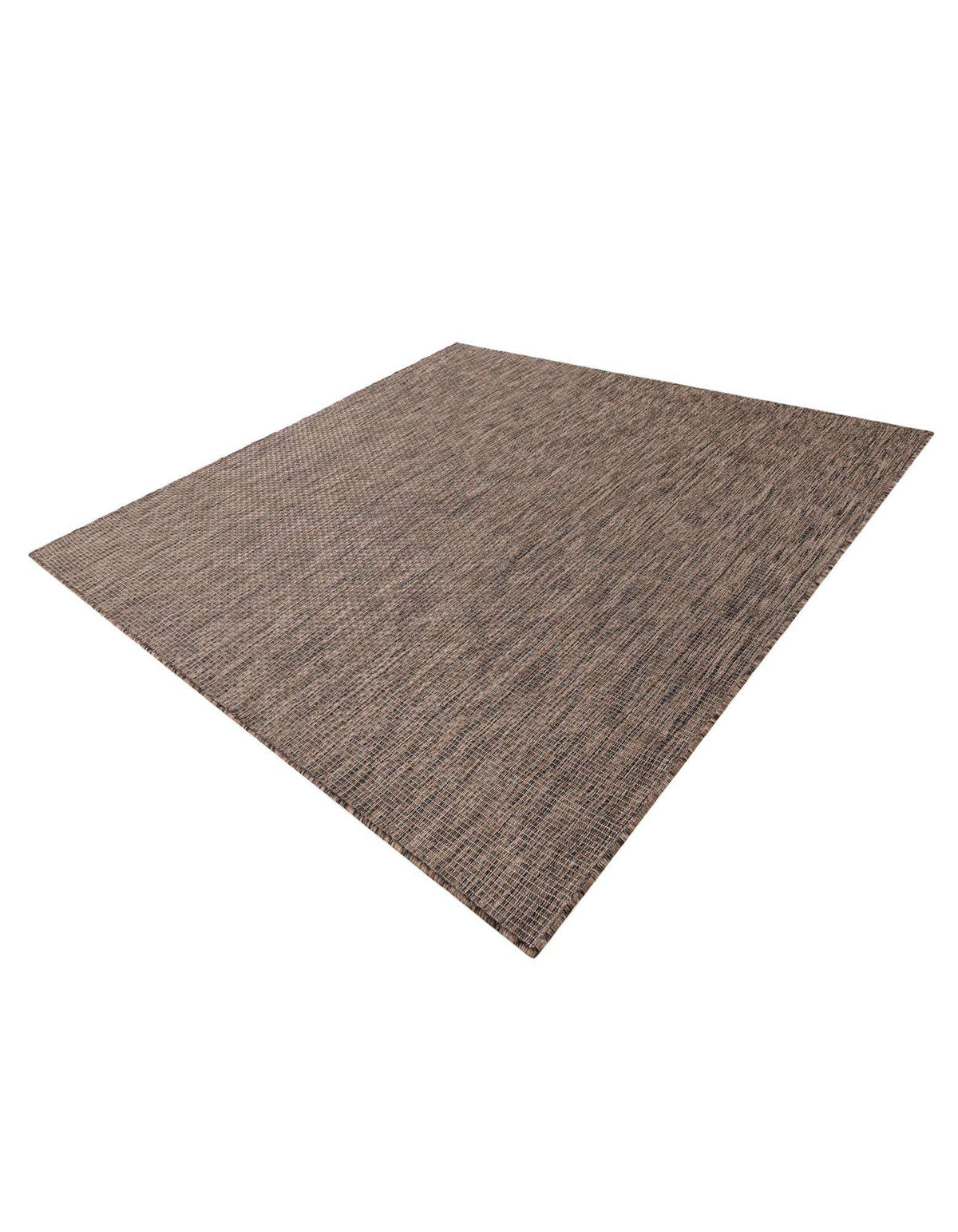 Quadratisch Outdoor Teppich Tulum Outdoor in Hellbraun von Hadorn™ - Lifestyle Image