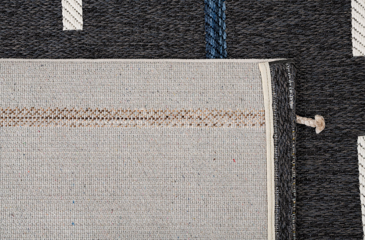 Rechteck Teppich Juniper Boho in Anthrazit von Hadorn™ - Lifestyle Image