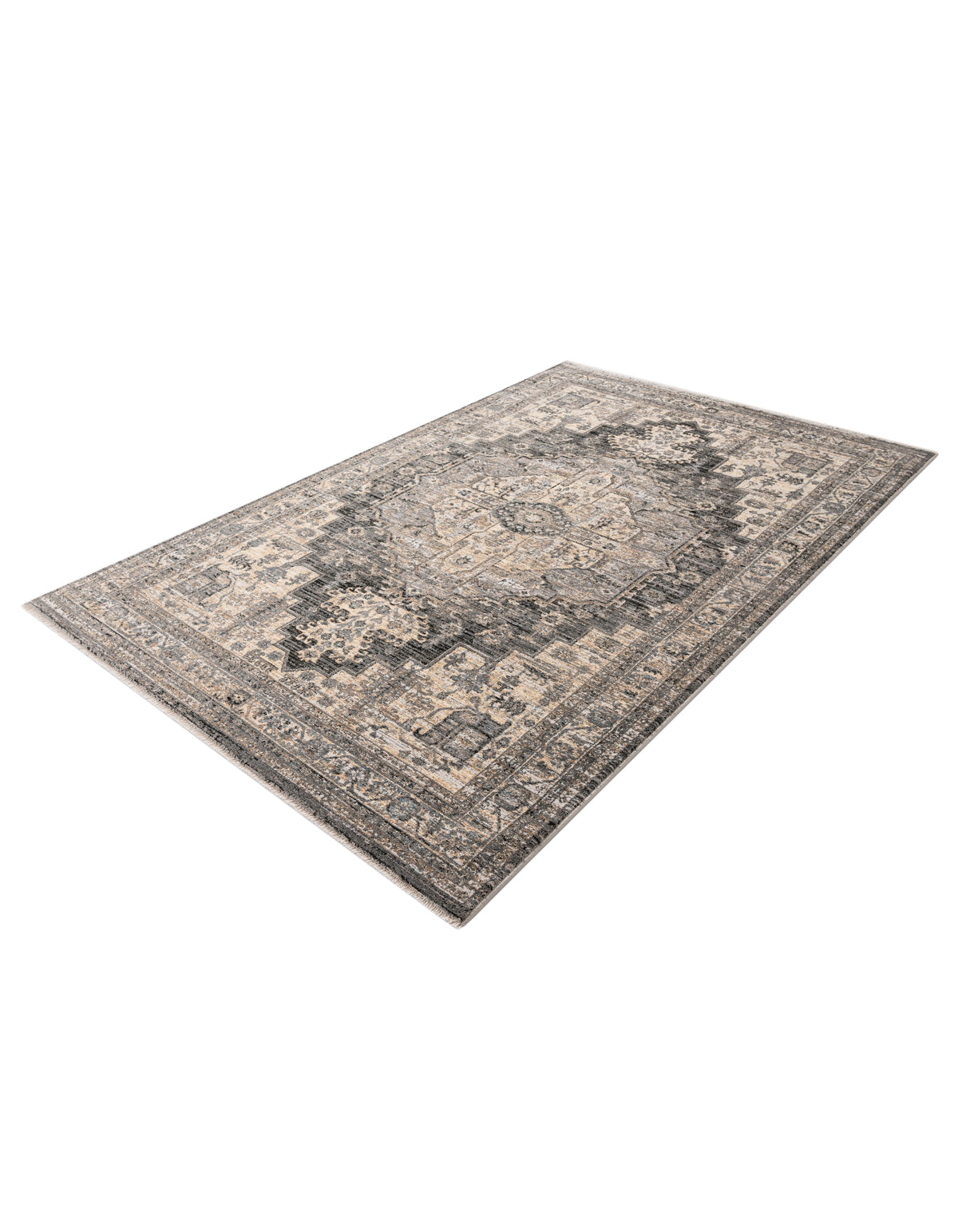 Rechteck Teppich Zora Classical in Grau von Hadorn™ - Lifestyle Image