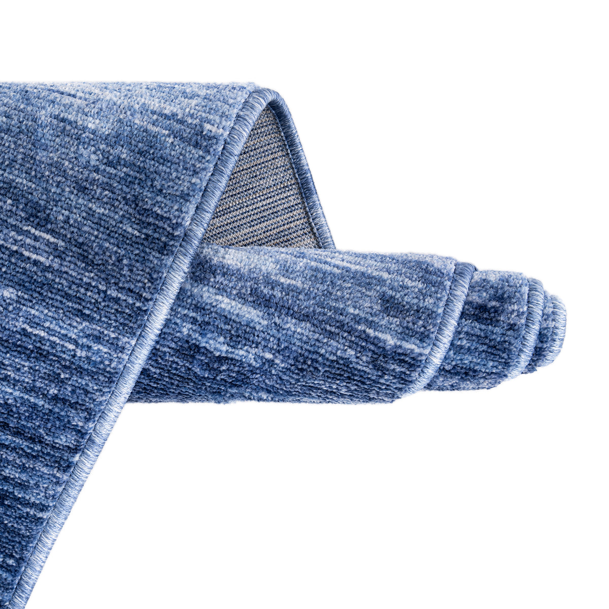 Oval Teppich Gabbeh Design in Blau von Hadorn™ - Lifestyle Image